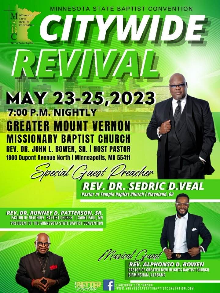 City Wide Revival MN State Baptist Convention